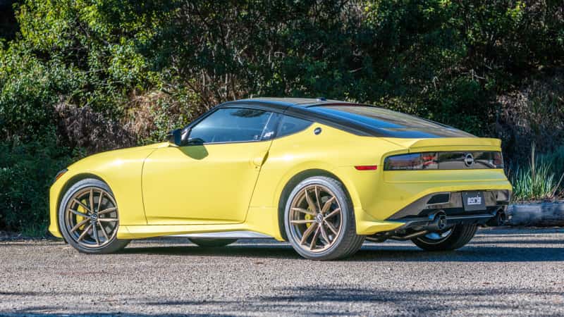Borla — Borla 22-24 Nissan Z 2.5in ATAK Cat Back Exhaust 4.5in Tip - Carbon Fiber Black Anodized
Cat-Back System - view 3