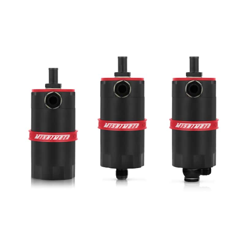 Mishimoto — Mishimoto Universal Baffled Oil Catch Can - Red - view 9