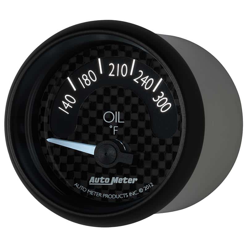 AutoMeter — Autometer GT Series 52mm Short Sweep Electronic 140-300 Deg F Oil Temperature
2-1/16" OIL TEMP, 14 - view 4