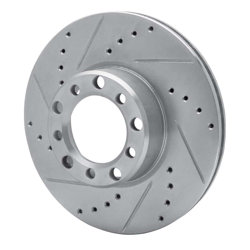 R1 Concepts — R1 72-74 Mercedes-Benz 350SL Front Left Drilled & Slotted Silver Brake Rotor
R1 Brake Rotor Drill - view 2