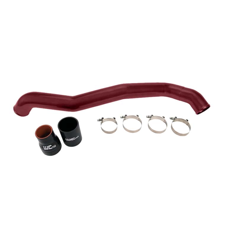 Wehrli — Wehrli 11-16 Chevrolet 6.6L LML Duramax Driver Side 3in Intercooler Pipe - WCFab Red
Dr IC Pipe 11-16 RED - view 1