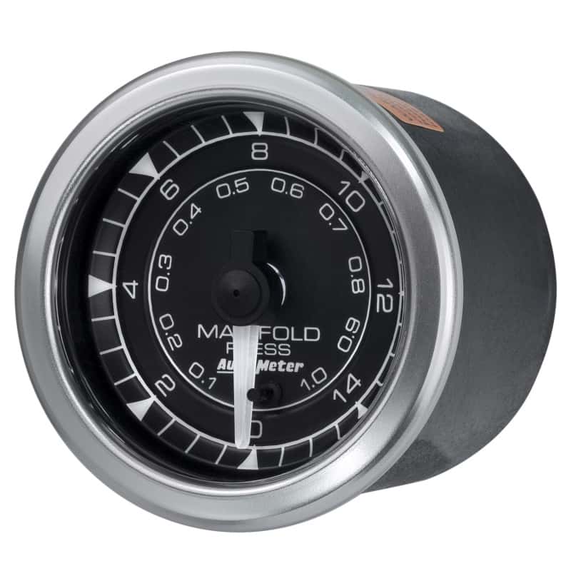AutoMeter — Autometer Chrono 2-1/16in 15PSI Manifold Pressure Gauge
GA 2" MAP 15PSI S CH - view 3