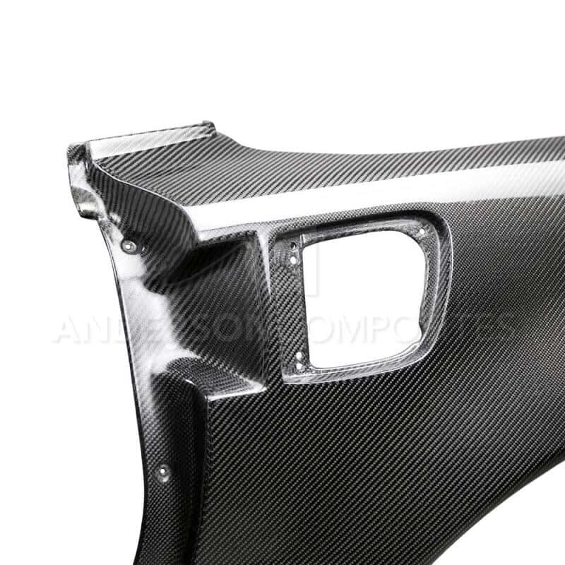 Anderson Composites — Anderson Composites 05-13 Chevrolet Corvette C6 Type-ZR1 Carbon Fiber Rear Fenders - view 7