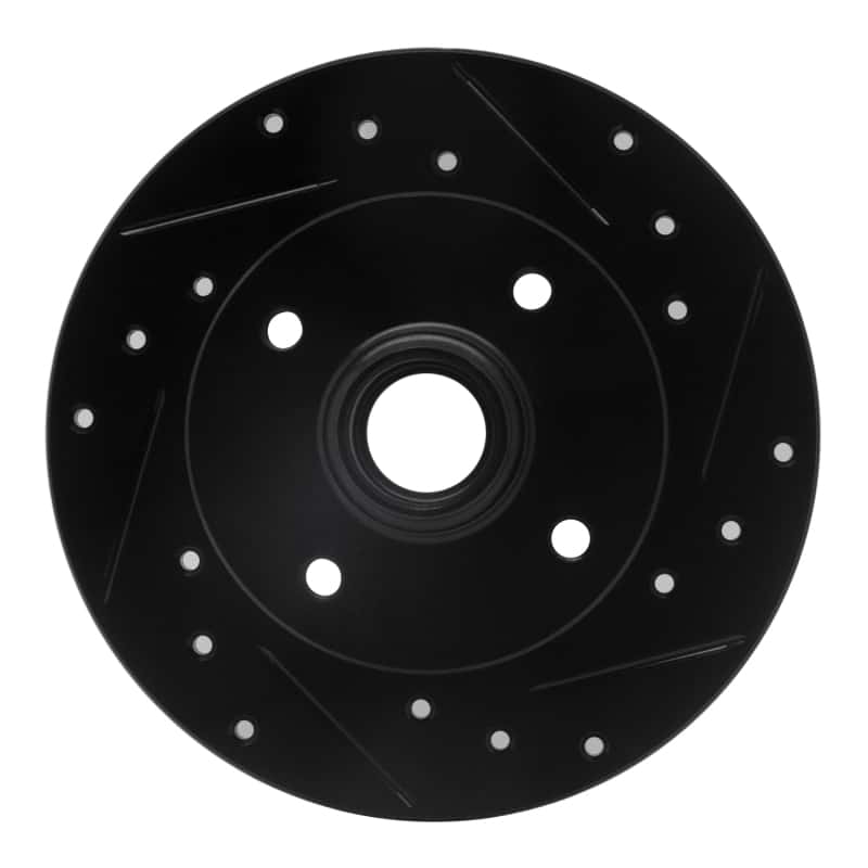 R1 Concepts — R1 85-02 Volkswagen Golf Rear Right Drilled & Slotted Black Brake Rotor
R1 Brake Rotor Drill - view 1