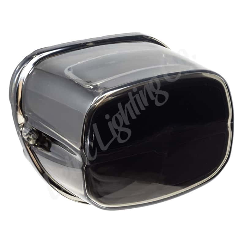 Letric Lighting — Letric Lighting 1999+ OEM Sq Back Model Squareback LED Taillight - Black (Chrome Housing/Clear Lens) - view 1