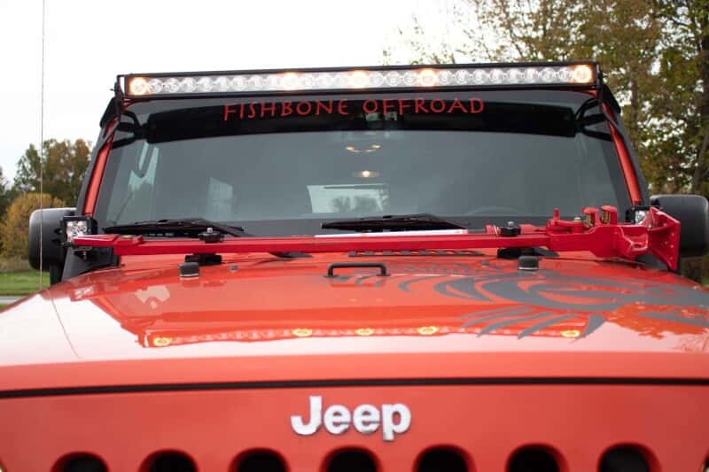 Fishbone Offroad — Fishbone Offroad Hood Mounted Hi-Lift Jack Mount JK/JL/JT - view 10
