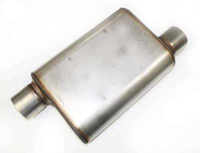 JBA — JBA Universal Chambered Style 304SS Muffler 13x9.75x4in 3in Inlet Diameter Offset/Offset
Muffler - view 2
