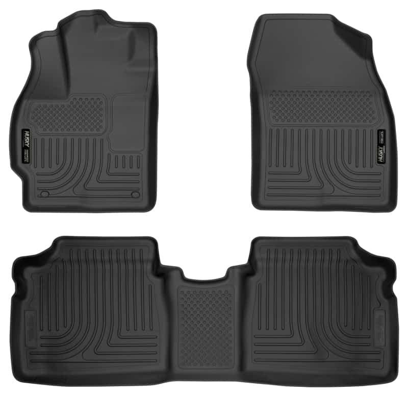 Husky Liners — Husky Liners 10-12 Toyota Prius WeatherBeater Combo Black Floor Liners
Floor Liners - view 1