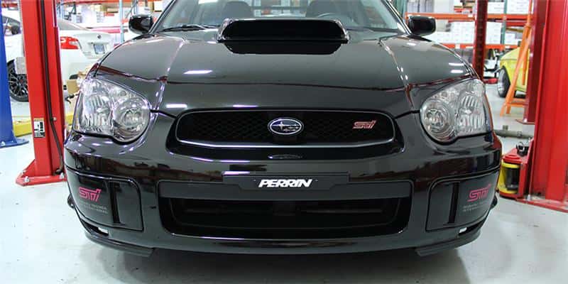 Perrin Performance — PERRIN 02-05 Subaru WRX/STI/Impreza License Plate Delete - Black - view 3