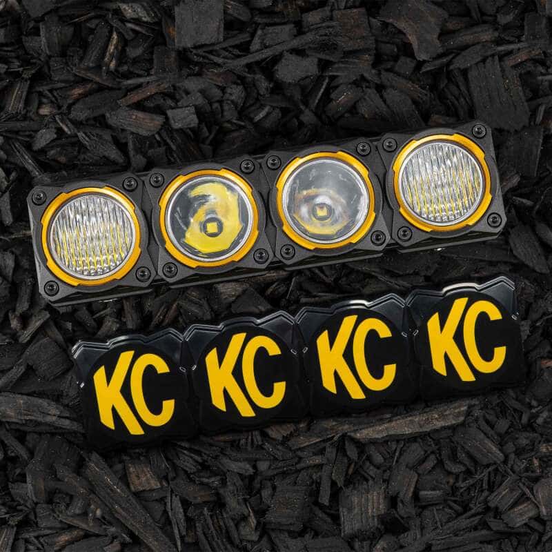 KC HiLiTES — KC HiLiTES FLEX ERA LED Light Bar 10in. Light Cover - Black (COVER ONLY) - view 4