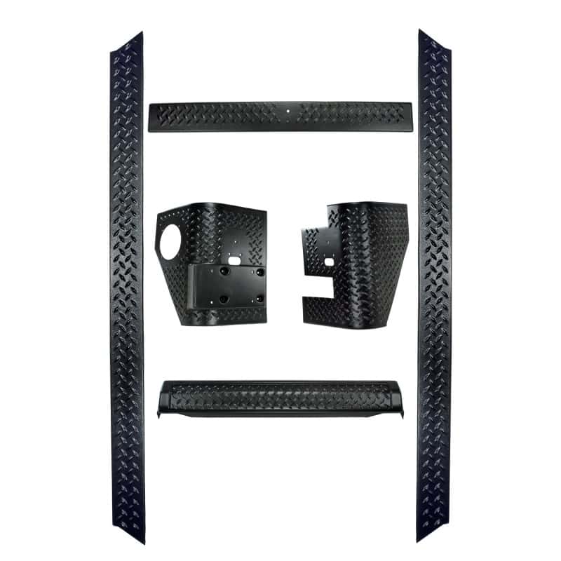 Rugged Ridge — Rugged Ridge 6-Piece Body Armor Kit 97-06 Jeep Wrangler TJ
Body Protector Kit
TRAIL ARMOR - view 1