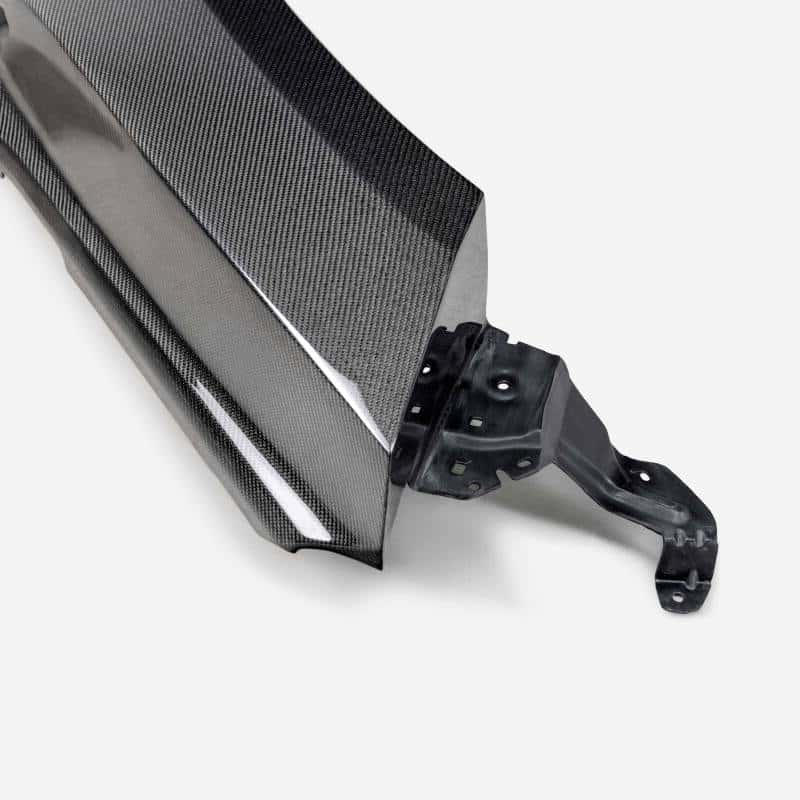 Seibon — Seibon 2022 Nissan Frontier MB-Style Carbon Front Fibers Pair (2in rise 4in Wider) - view 7