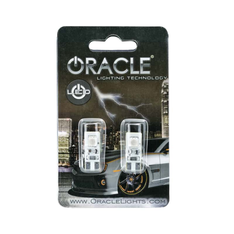 ORACLE Lighting — Oracle T10 2 LED 3 Chip Flank Bulb (Pair) - Red
Bulbs - view 1