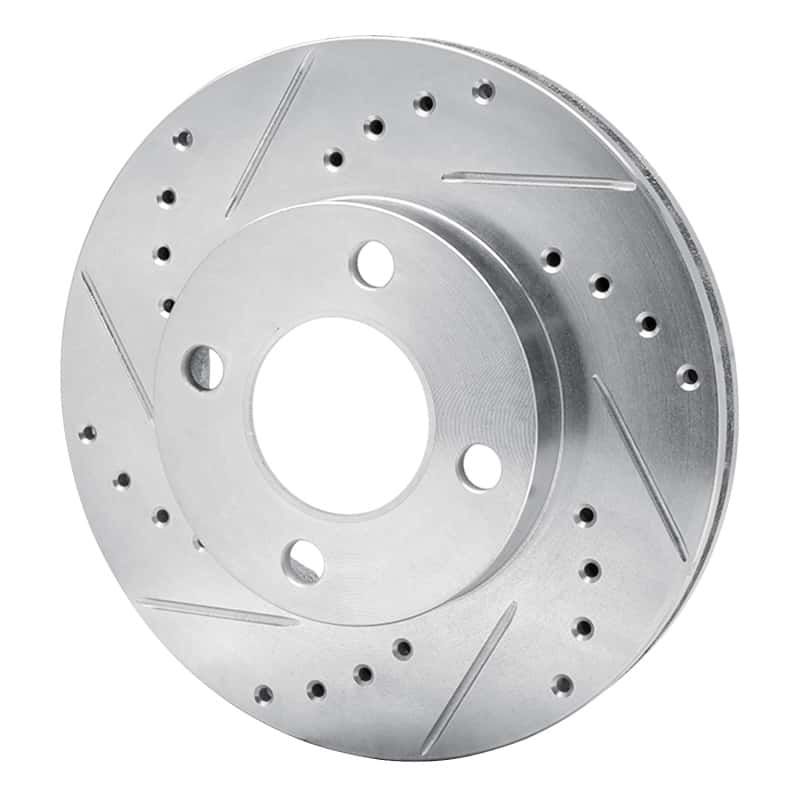R1 Concepts — R1 78-92 Audi 80 Front Left Drilled & Slotted Silver Brake Rotor
R1 Brake Rotor Drill - view 2