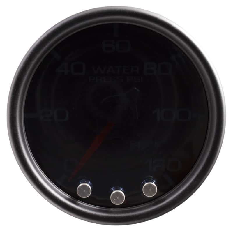 AutoMeter — Autometer Spek-Pro Gauge Water Press 2 1/16in 120psi Stepper Motor W/Peak & Warn Blk/Smoke/Blk
GA 2" WP 120 BSB SPK - view 4