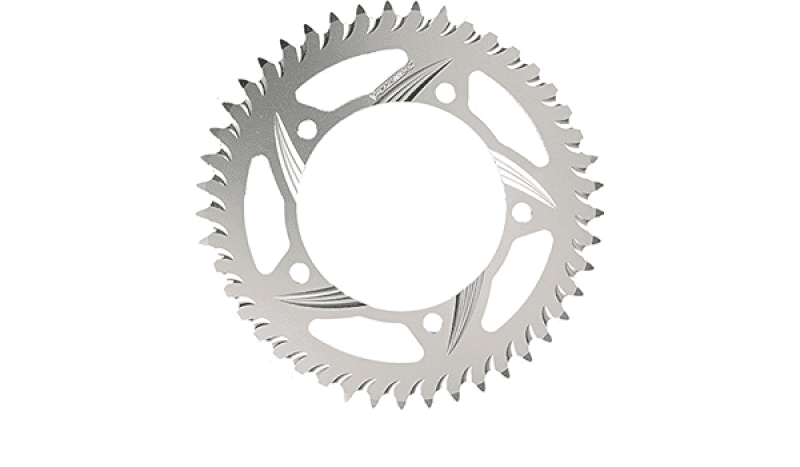 Vortex Racing — Vortex Racing Aluminum Rear Sprocket 525 43 Tooth- Silver - view 2