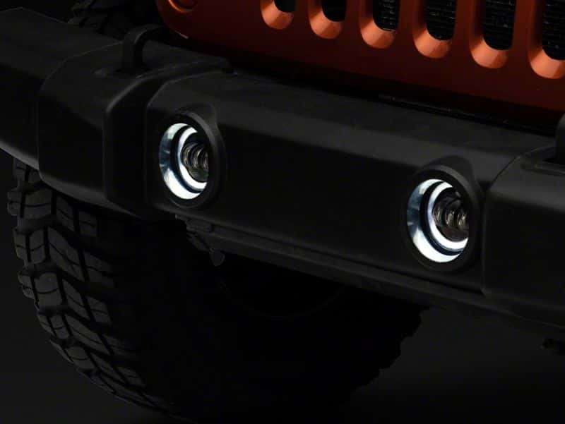 Raxiom — Raxiom 07-23 Jeep Wrangler JK & JL Axial Series Halo LED Fog Lights- Amber
Lights - view 7