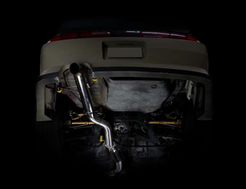 ISR Performance — ISR Performance Series II - EP Single Tip Blast Pipe Exhaust - Resonated - 95-98 Nissan 240sx (S14) - view 2