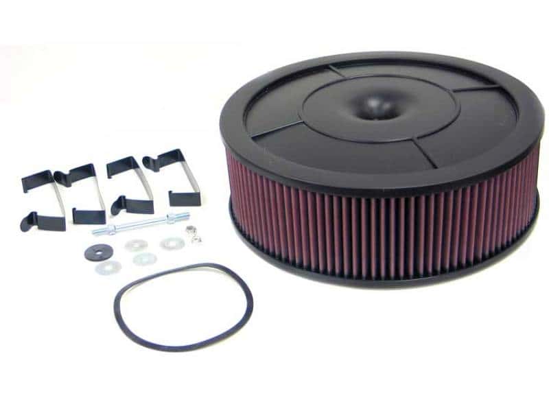 K&N Engineering — K&N Round - Red - Size 14in - 5.125in Neck Flange x 4.875in O/A H Flow Control Custom Assembly
Flow Control Custom
Custom Assy - view 1