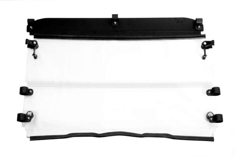 Seizmik — Seizmik 10-14 Polaris 400-570 Ranger Mid-Size - 1.75 in. Versa-Fold Windshield - UV Resistant Poly - view 3