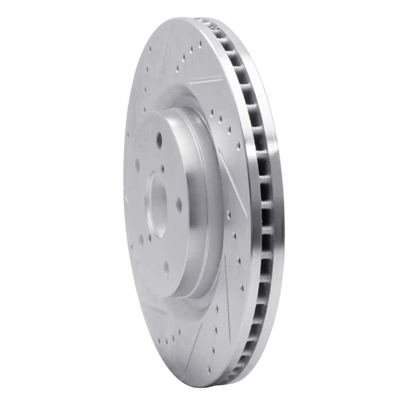 R1 Concepts — R1 19-24 Subaru Forester Front Left Drilled & Slotted Silver Brake Rotor
R1 Brake Rotor Drill - view 2