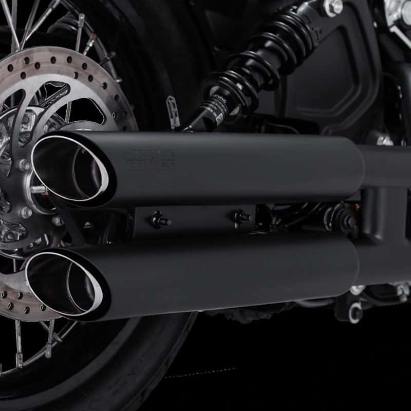 Vance and Hines — Vance & Hines 15-20 Harley-Davidson Indian Scout Twin Slash 3in PCX Slip-On Exhaust - view 2