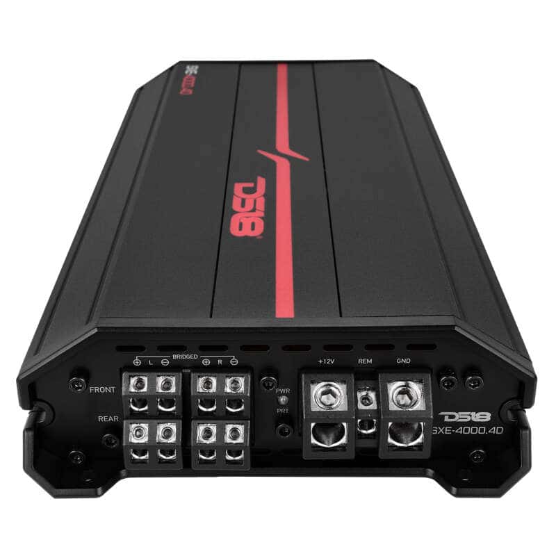 DS18 — DS18 4-Channel SXE Amplifier Class D 2x 750/4ohm Bridge 4 x 430/2ohm 4 x 275/4ohm Watts RMS- Black - view 4