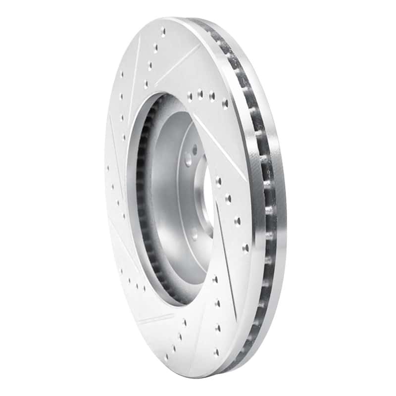 R1 Concepts — R1 97-01 Infiniti Q45 Front Right Drilled & Slotted Silver Brake Rotor
R1 Brake Rotor Drill - view 4