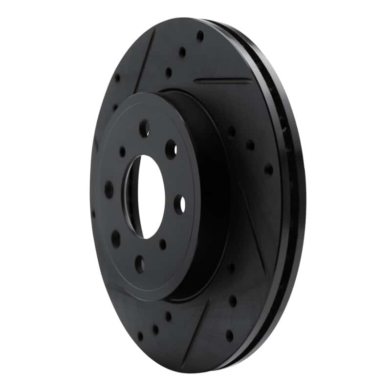 R1 Concepts — R1 15-20 Honda Fit (USA/Canada) Front Left Drilled & Slotted Black Brake Rotor
R1 Brake Rotor Drill - view 2