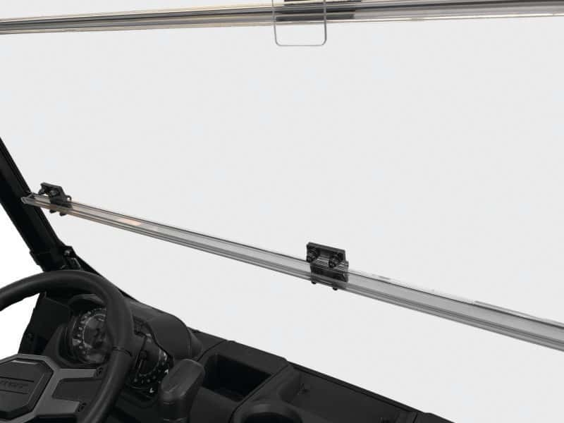 QuadBoss — QuadBoss 15-19 Polaris Ranger 1000 Diesel Windbreak Folding Windshield - view 2