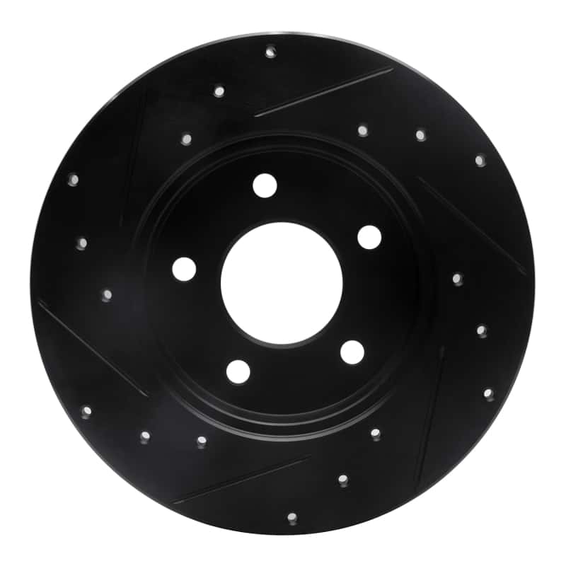 R1 Concepts — R1 92-05 Buick Park Avenue Rear Right Drilled & Slotted Black Brake Rotor
R1 Brake Rotor Drill - view 5