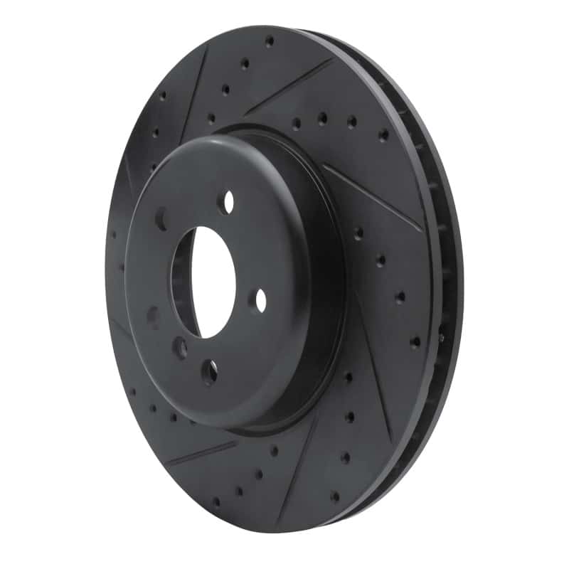 R1 Concepts — R1 11-19 BMW 640I Gran Coupe Front Left Drilled & Slotted Black Brake Rotor
R1 Brake Rotor Drill - view 2