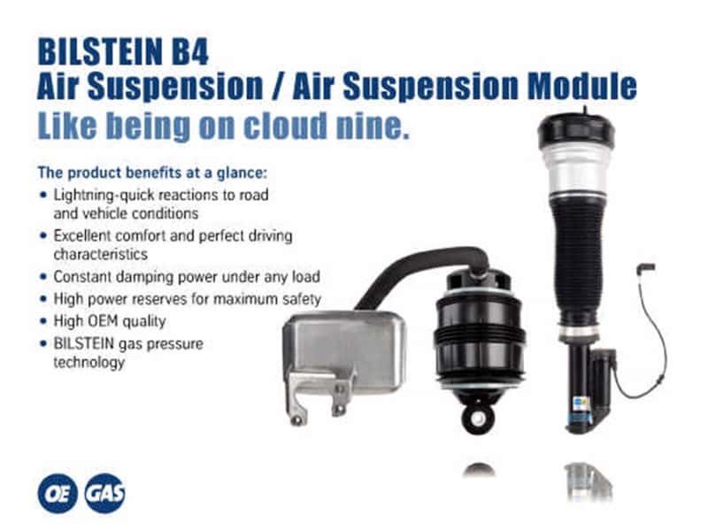 Bilstein — Bilstein B4 2007 Mercedes-Benz S550 4Matic Front Right Air Spring with Twintube Shock Absorber
Air Spring Module - view 4