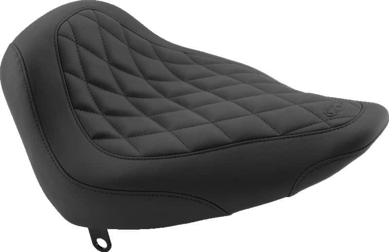 Mustang Motorcycle — Mustang 80-07 Harley Early FL, FLHT Touring Accessories Fender Bib w/Studs - Black - view 2