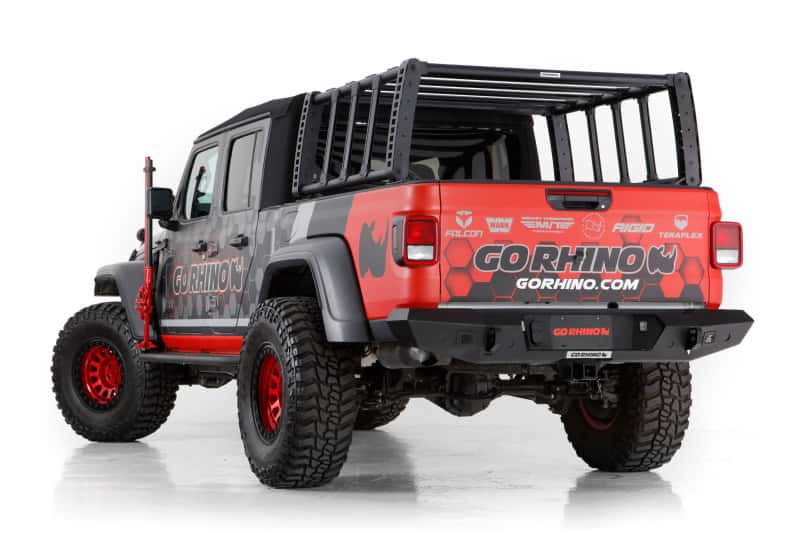 Go Rhino — Go Rhino 19-21 Jeep Gladiator XRS Overland Xtreme Rack - Box 2 (Req. gor5950000T-01)
Overland Xtreme Rack - view 3