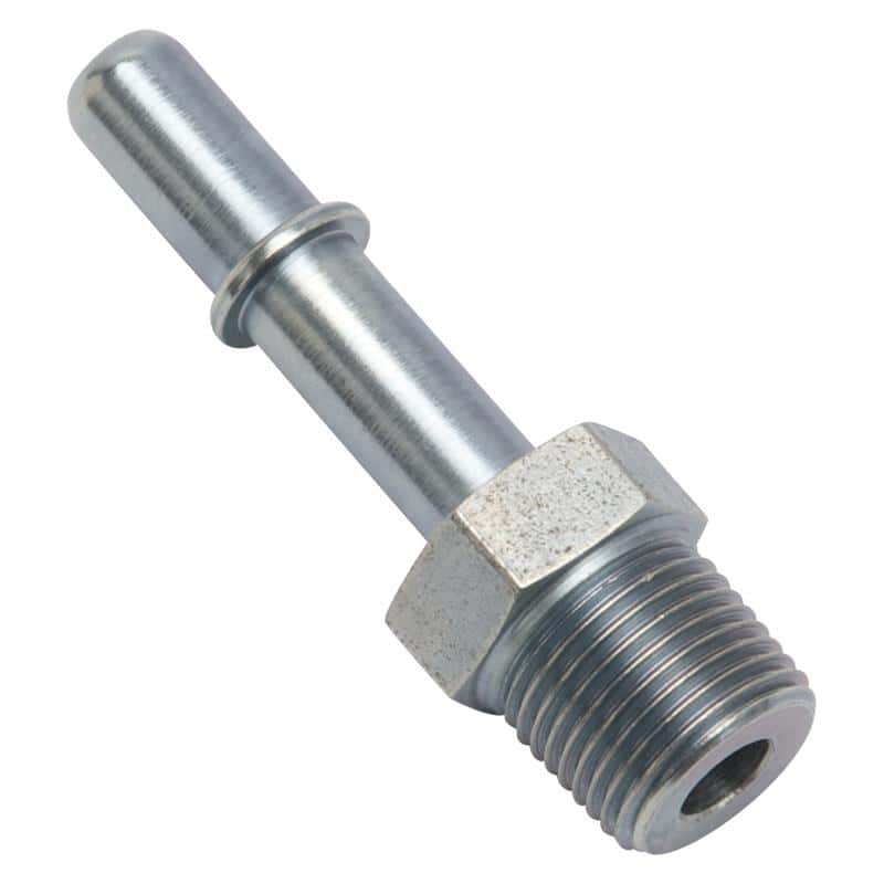 Russell — Russell Performance EFI Adapter Fitting 3/8 NPT MALE TO 3/8in SAE Quick Disc Male Zinc
Adapter Fitting - view 4