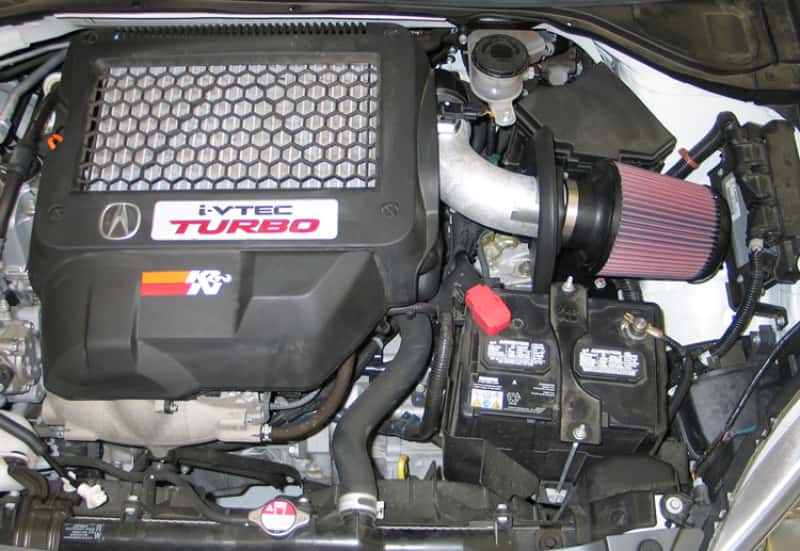 K&N Engineering — K&N 07-08 Acura RDX L4-2.3L Silver Typhoon Short Ram Intake
Performance Air Inta
Air Intake System - view 3