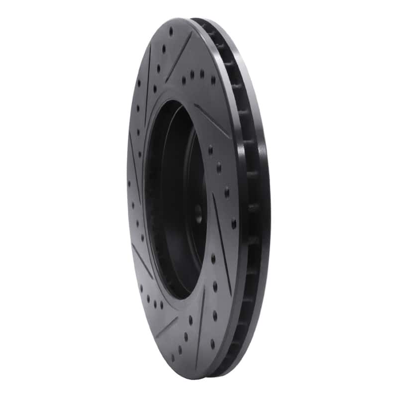 R1 Concepts — R1 07-15 Mini Cooper (Excl Clubman) Front Right Drilled & Slotted Black Brake Rotor
R1 Brake Rotor Drill - view 4