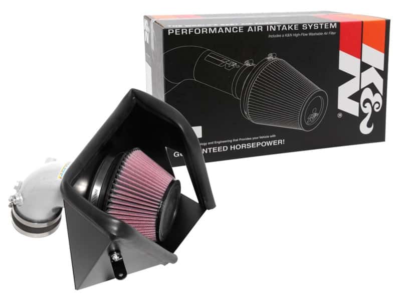 K&N Engineering — K&N 2018 Kia Stinger L4-2.0L F/I Silver Typhoon Short Ram Intake
Performance Air Inta
Air Intake System - view 6
