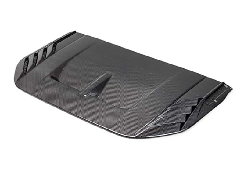 Ford Racing — Ford Racing 22-24 Ford Bronco Raptor Carbon Fiber Hood Vent - Gloss Finish - view 2