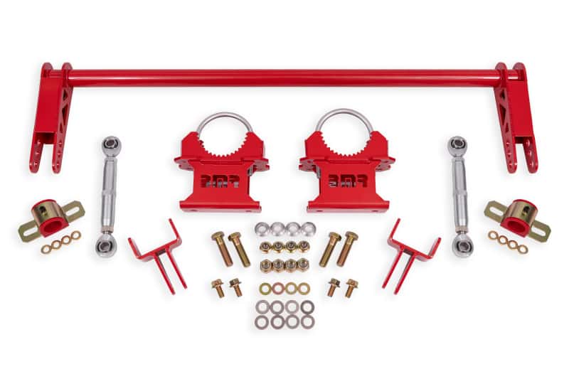 BMR Suspension — BMR 79-04 Ford Mustang 1.25in Rear Weld-on Anti-roll Bar Kit - Hollow - Red
Anti-roll Bar Kit - view 1