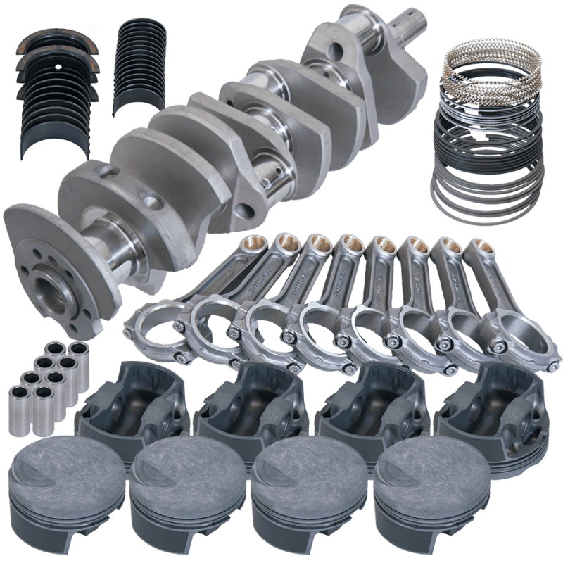 Eagle — Eagle Chevy 454 4.250in Crank 6.385in I-Beam Rods -3cc Flat Top 4.350in Pistons Rotating Assembly
Pro Street Assembly - view 1