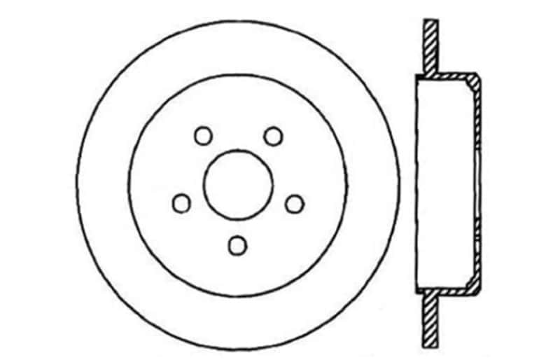 Stoptech — StopTech 03-09 Chrysler PT Cruiser Tur / 03-05 Dodge Neon SRT-4 Rear Left Slotted & Drilled Rotor
StopTech 03-09 Chrysler PTCruiser Tur / 03-05 Dodge Neon SRT-4 Rear Left Slotted & Drilled Rotor
Slot/Drill Rotor - view 4