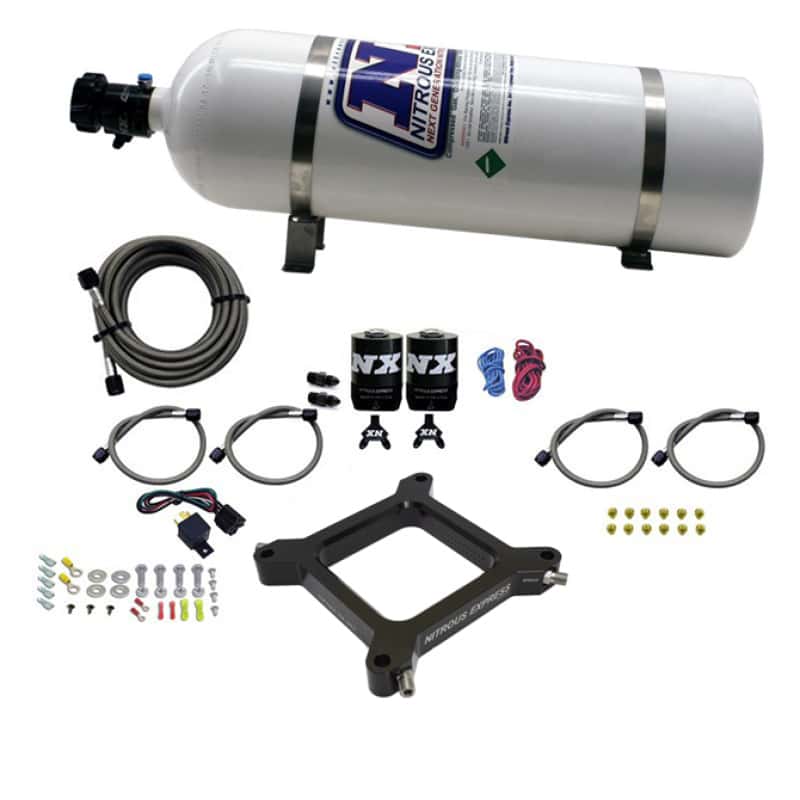 Nitrous Express — Nitrous Express 4150 Assassin Plate Stage 6 Nitrous Kit (50-300HP) w/15lb Bottle
Injection System Kit
N2OSys - view 1