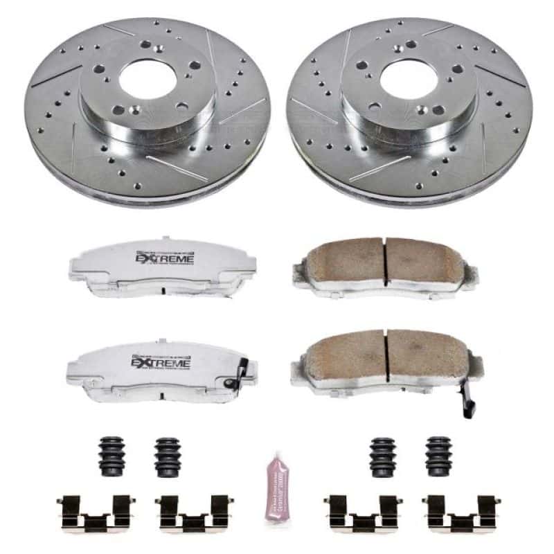 PowerStop — Power Stop 03-07 Honda Accord Front Z26 Street Warrior Brake Kit - view 1