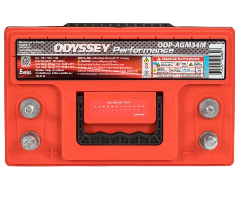 Odyssey Battery — Odyssey Battery Marine/RV Performance AGM Battery (34M-710)
Odyssey ODP-AGM34M - view 3