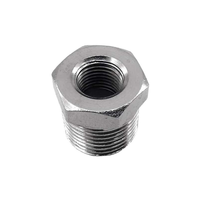 Nitrous Express — Nitrous Express 3/8 Male NPT x 1/4 Female NPT Reducer
AdptFitting - view 1