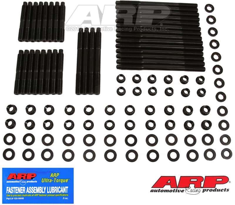 ARP — ARP SBC w/Brodix,Rodeck alum Black w/Brodix WT Jones GB2200 Head Stud Kit - view 1