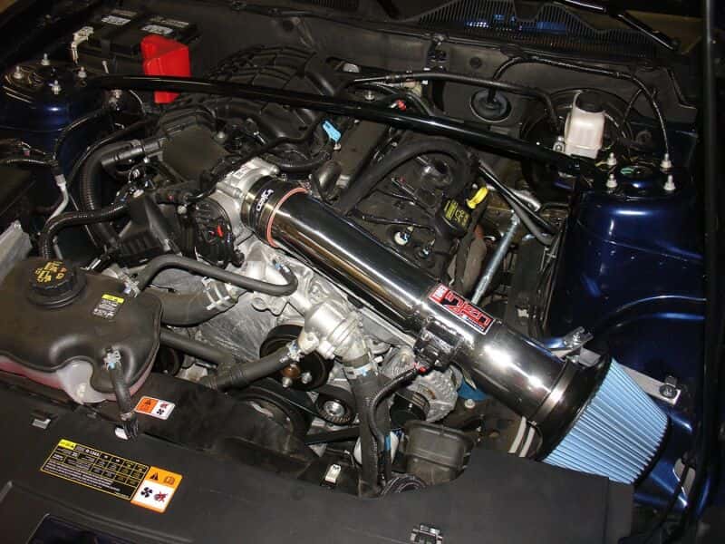 Injen — Injen 11-13 Ford Mustang V6 3.7L Wrinkle Black Power-Flow Air Intake System
Short Ram Intake
Air Intake Kit - view 5