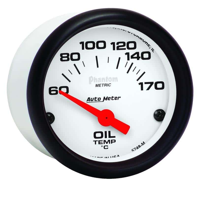 AutoMeter — Autometer Phantom 2-1/16in 60-170 Deg F Electronic Oil Temperature Gauge
2" OIL TEMP, 60-170 - view 4